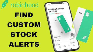 How To Find Custom Stock Alerts On Robinhood App | Step By Step