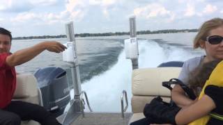 Bennington Dual Engine Prototype Pontoon