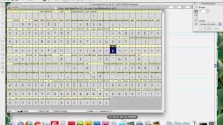 Create a font using Illustrator and FontLab  tutorial part 2