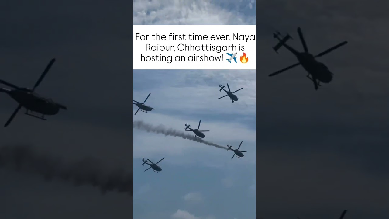 Spectacular Airshow Moments | Naya Raipur, Chhattisgarh 2025 