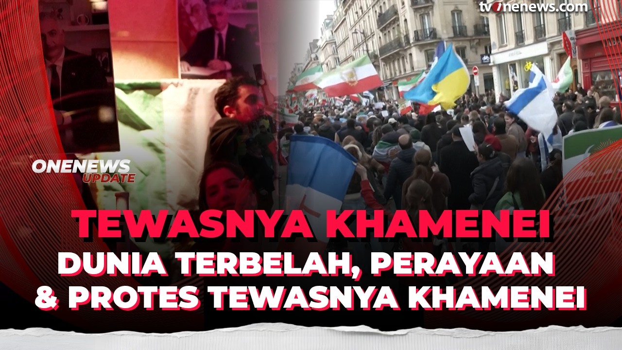 Dunia Terpecah Jadi 2 Kubu, Parade Perayaan & Protes  Kematian Khamenei | OneNews Update