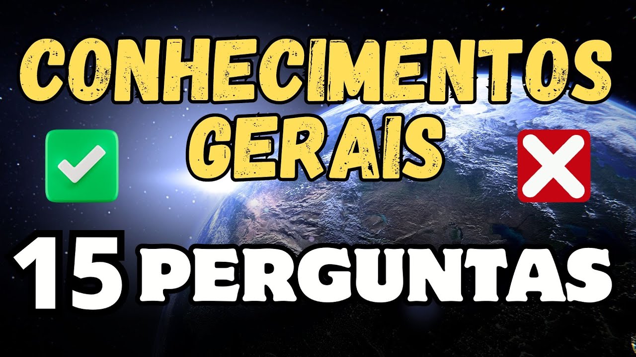 Teste de conhecimentos gerais: você consegue acertar estas 5 perguntas?