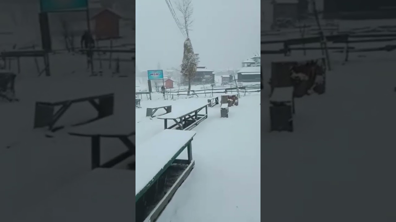 Enjoy snowfall in Northern Pakistan Neelum 