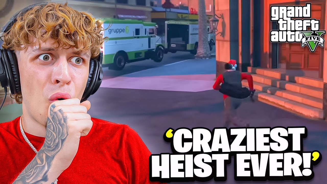 Shvfty Pulls Off a CRAZY Bank Heist In GTA RP.. (INSANE)