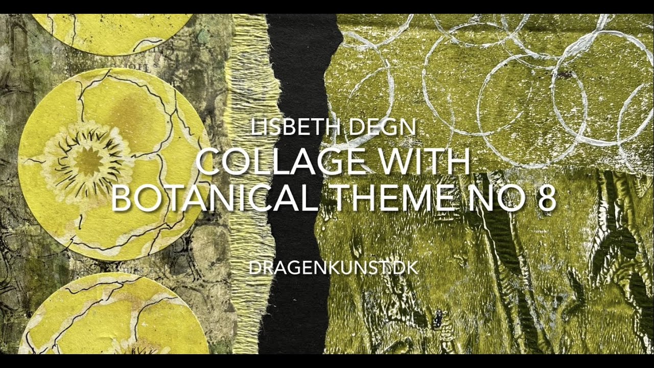 Collage with botanical theme No 8