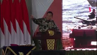 Pengarahan Menhan RI Kepada Prajurit Petarung Korps Marinir Surabaya