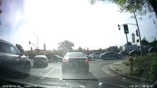 Intersection blockers Menlo Park near Facebook, 5/19/2016