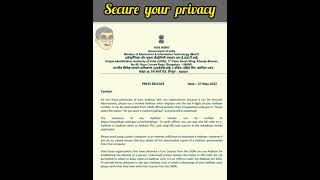 Download Lagu Meity release new Adhar card privacy policy. MP3