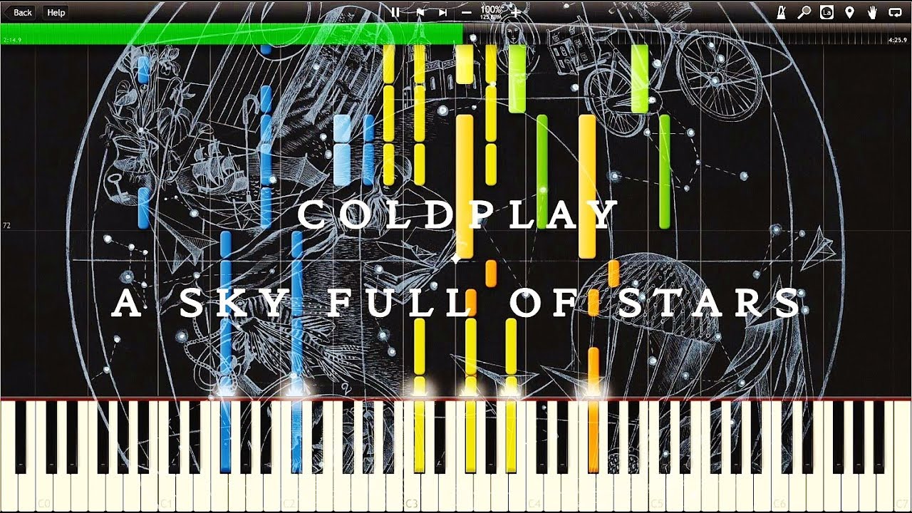 Coldplay A Sky Full Of Stars Piano Tutorial Youtube