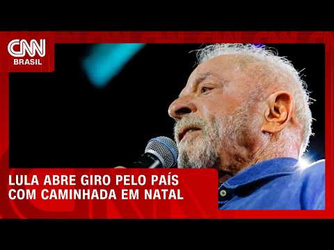 Lula inicia giro pelo país em busca de reverter desvantagem contra Flávio | CNN AGORA