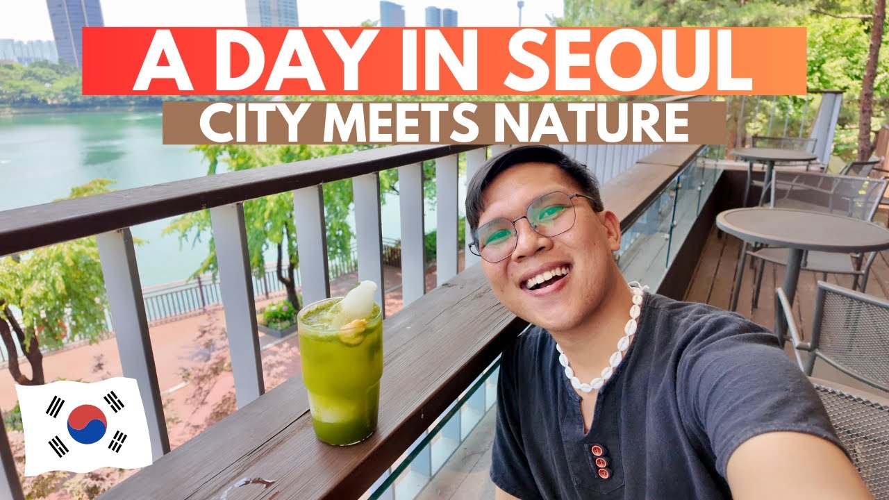 A Chill Day in Seoul's Jamsil Area | Seokchon Lake & Lotte World Tower