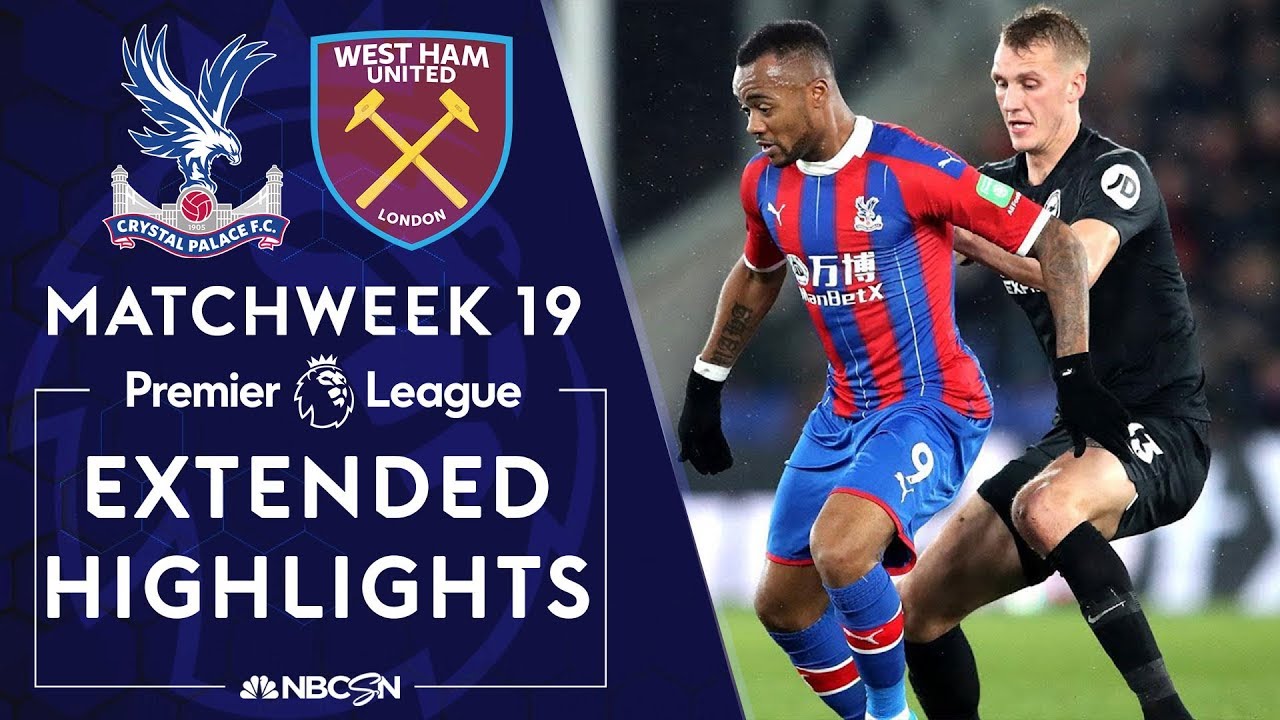 Palace v. West Ham | PREMIER HIGHLIGHTS | 12/26/19 | NBC YouTube