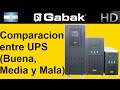 Comparación entre UPS (buena, media y mala) conoce las diferencias