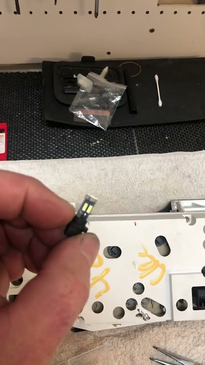 2 Cautions When Replacing LED Bulbs: How To Install LED Gauge Cluster Bulbs:  #shorts
