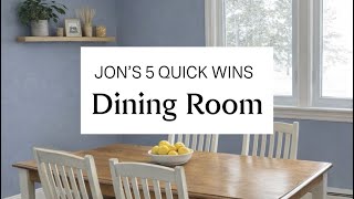 5 home staging tips to improve a dining room