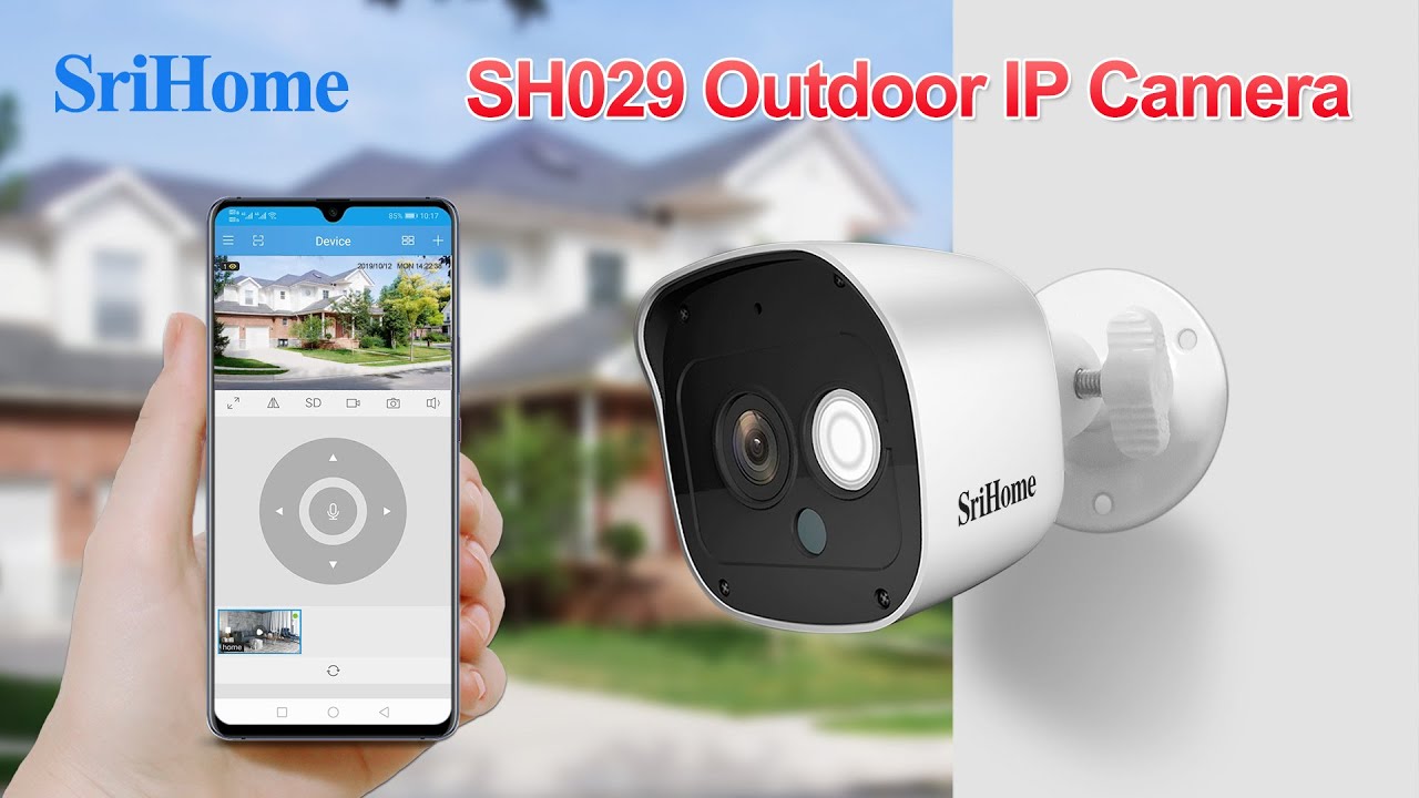 SriHomeSricam New 3MP Outdoor Wifi IP Camera SH029 Setup Video