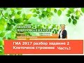 ГИА биология 2017. Разбор задания 2.Часть 1. Как сдать ?