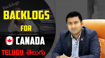 Backlogs for Canada? - Telugu