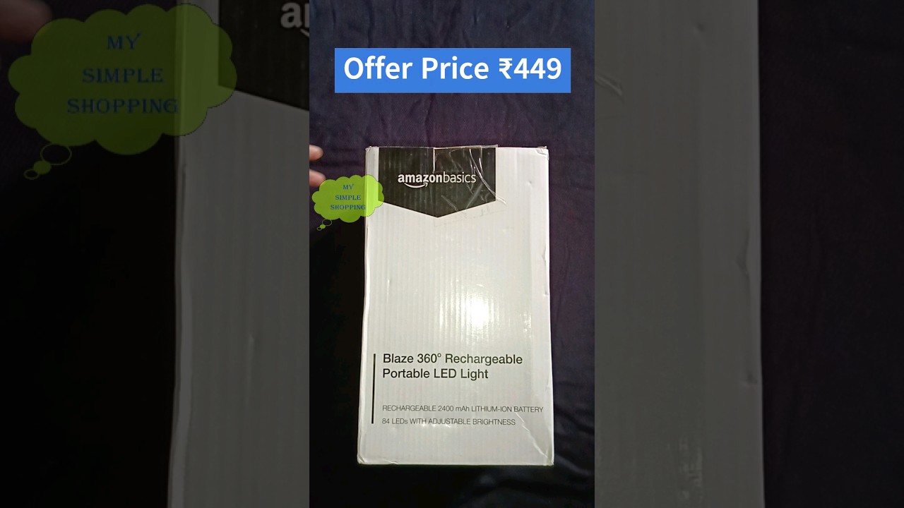 Portable LED Emergency Light 