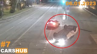 Auto compilation. Подборка ДТП на видеорегистратор за Январь 06.01.2023 #7