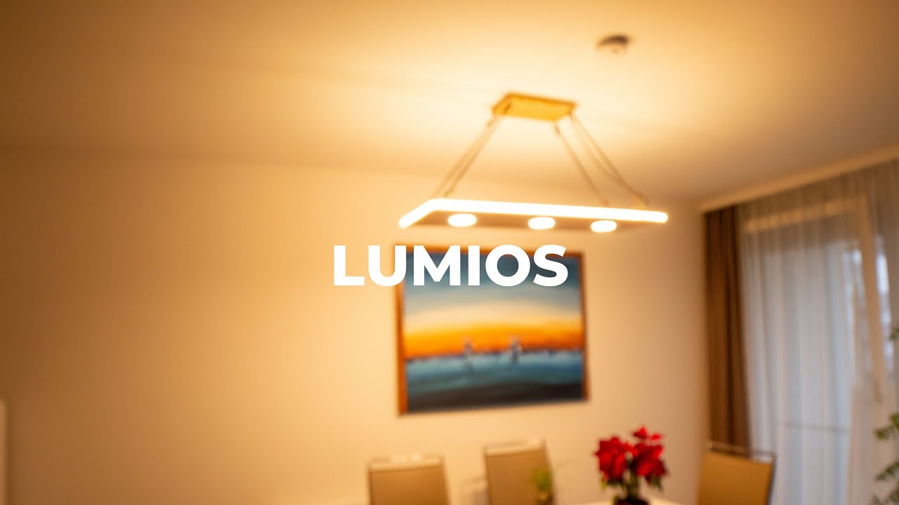 Lumios Wooden Pendant Light - The Perfect Ceiling Lamp for Indirect Lighting