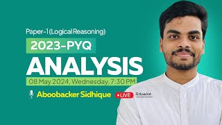 Logical Reasoning Free Guidance| Malayalam| Paper 1| June 2024| eduwise| December 2024 PYQ