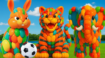 The mascot vibrato assistant rabbit placed on the football field is popular co-produced, creative