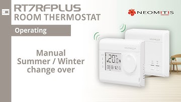 Manual Summer/Winter change over - [Tutorials RT7RFPLUS room thermostat]