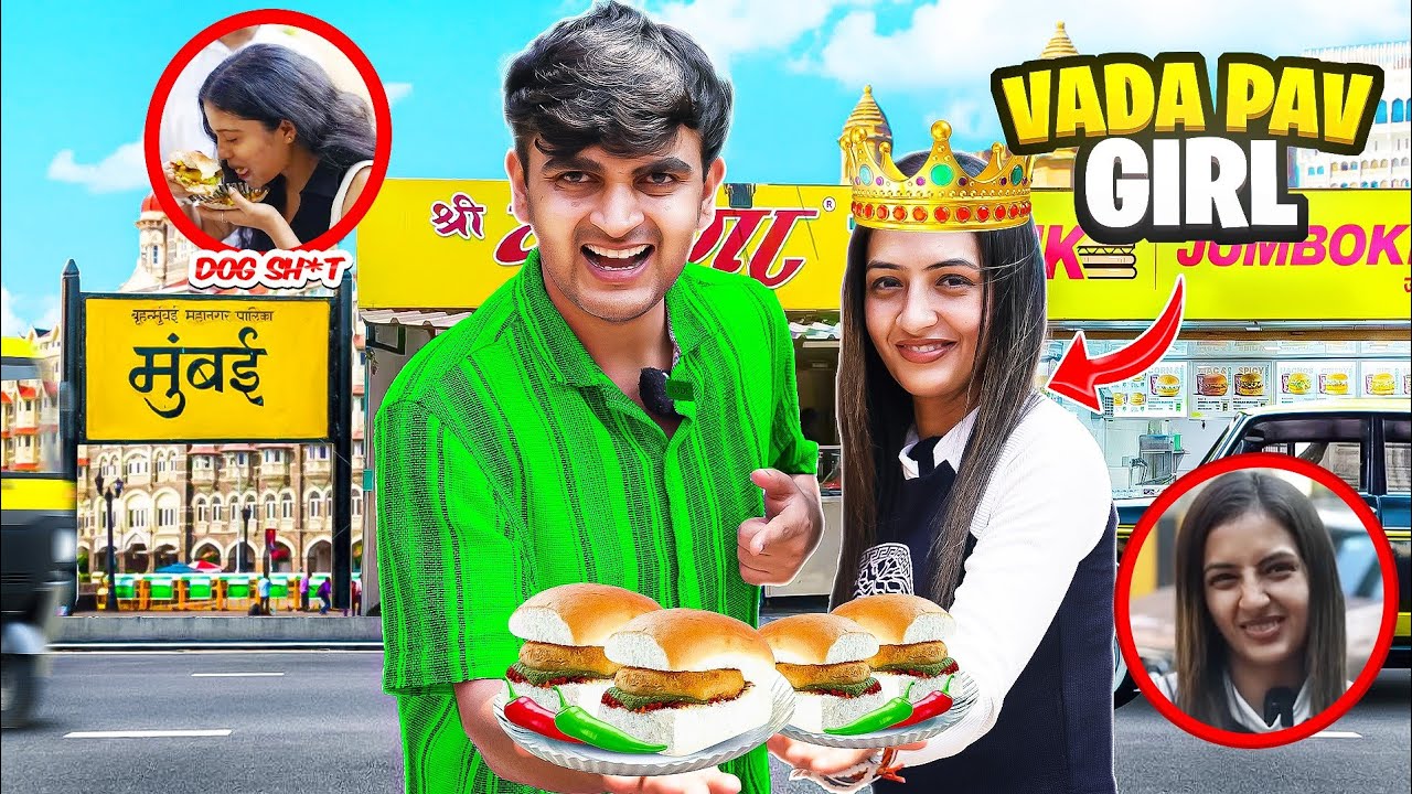 Taking Viral Vada Pav Girl to Mumbai (Mumbaikars Honest Review)