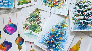 LAST MINUTE EASY CHRISTMAS DIY CARD! 🎄🎨