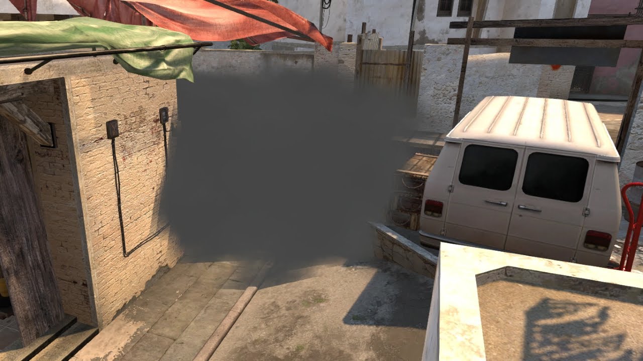CS:GO - Quick Utility - Mirage B Bench Smoke