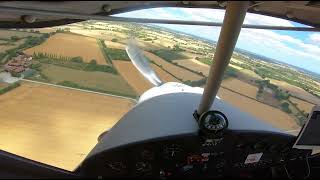 Approach And Crosswind Landing At Monewden Airfield In A C42 Microlight