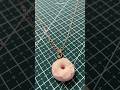 Donut Pendant With Chain |#art #pendant #chain #studio.1968
