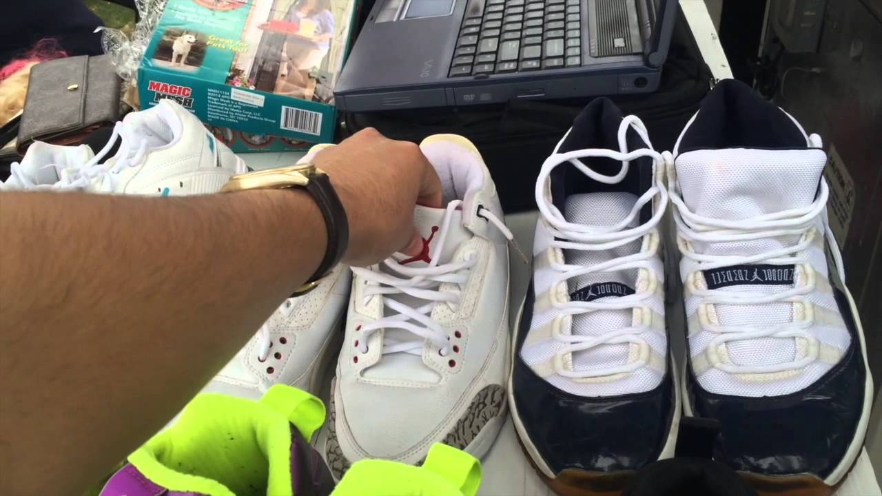 Flea Market Finds #4 Jordan 11 Concord!? Powder Blue 10s!? STEALS ...