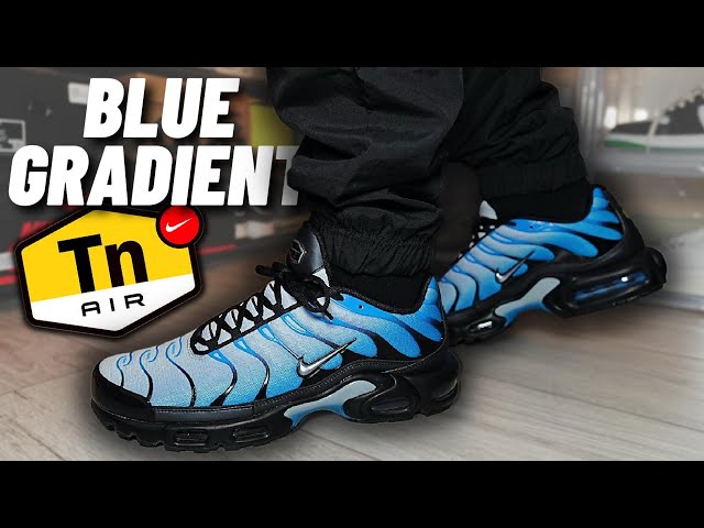 AMAZING! Nike Air Max Plus BLUE GRADIENT On Feet Review 