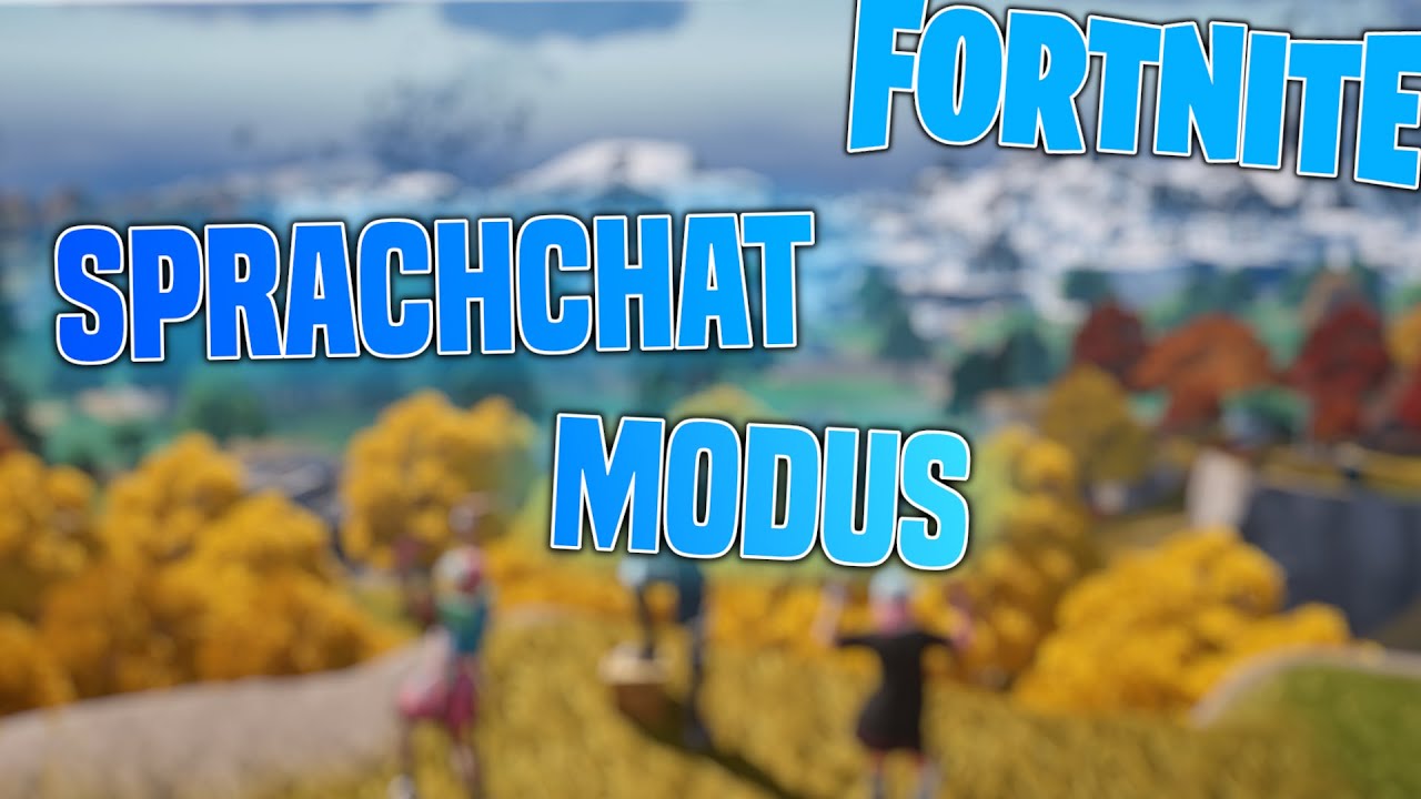 Fortnite SPRACHCHAT MODUS ändern (Push To Talk/Offenes Mikro) YouTube