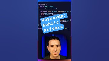 Keywords: Public vs. Private in TypeScript #typescript #typescripttutorial #coding #programming