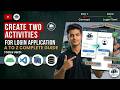 Create Two Activities for Login Application | Android Studio | MSBTE