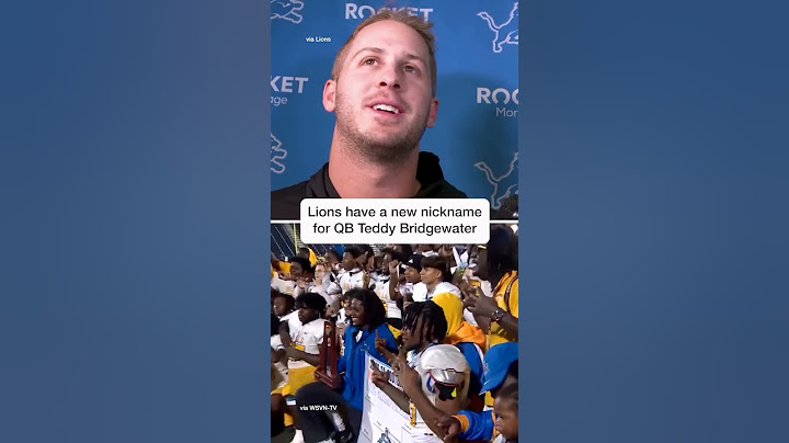 Lions Jared Goff: ‘Loves having Teddy Bridgewater back in Lions QB room’