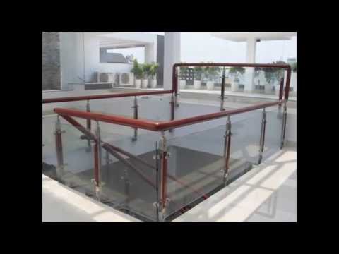 Video Cầu thang kính,thi công cầu thang kính,trụ đặc bắt... - youtube