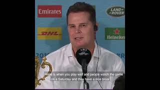 Rassie Erasmus 4 years ago on "pressure". He touches South African's hearts in a different way 🙌🏾