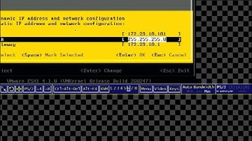 How to configure new ESXi server