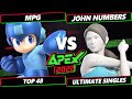 Apex 2022 Top 48 - MPg (Mega Man) Vs. John Numbers (Wii Fit Trainer) SSBU Ultimate Tournament