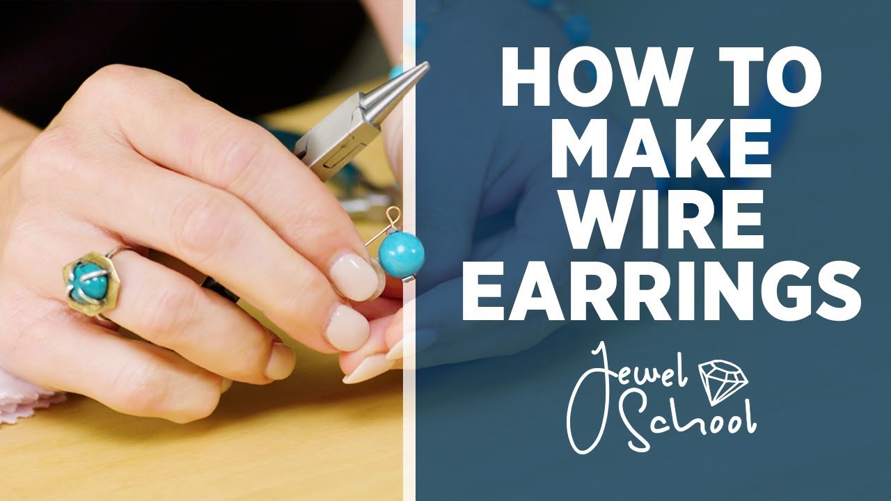 How to Make Wire Earrings Jewelry 101 YouTube