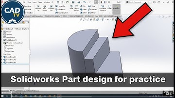 SOLIDWORKS Tutorial: Design a Mechanical Part 06 | Easy Step-by-Step Guide for Beginners
