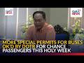 More special permits for buses ok’d by DOTr for chance passengers this Holy Week | GMA News