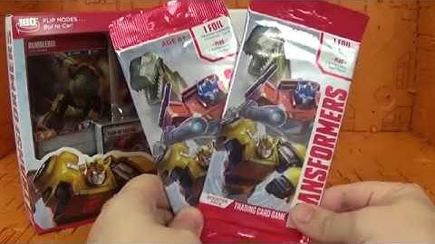 Transformers Trading Card Game from Wizards of the Coast Unboxing
