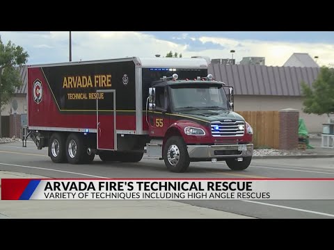 Arvada Fire highlights techniques to help with high angle rescues