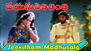 Jeevitham Madhusala Video Song - Vayasu Pilichindi Songs - Kamal Hassan, Sripriya - V9videos 