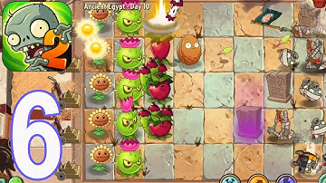 Plants vs. Zombies 2 - Gameplay Walkthrough Part 6 - Ancient Egypt Day 7-11(iOS, Android)